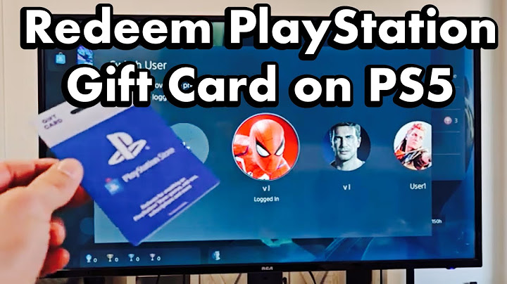 PS5: How to Redeem Playstation Gift Card