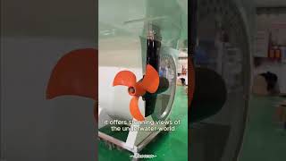 Introducing our sleek white semi-submersible boat! screenshot 2