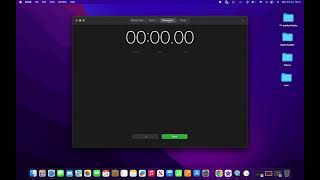 How to access a stopwatch or timer on MacOS Ventura
