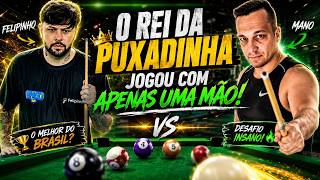 😱 FELIPINHO JOGOU COM APENAS UMA MÃO! Valendo R$ 20 Mil Contra uma Fera do Sul 🎱💰🔥