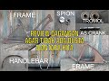 Review dagangan Frame, Handlebar, Tromol, Spion, dan As Crank