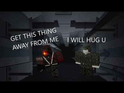 Trying to hug D-Zero in Examination