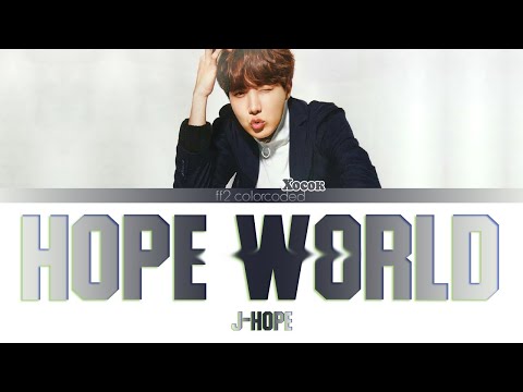 J-HOPE - HOPE WORLD (Color Coded Lyrics|ПЕРЕВОД НА РУССКИЙ|КИРИЛЛИЗАЦИЯ) FF2COLORCODED