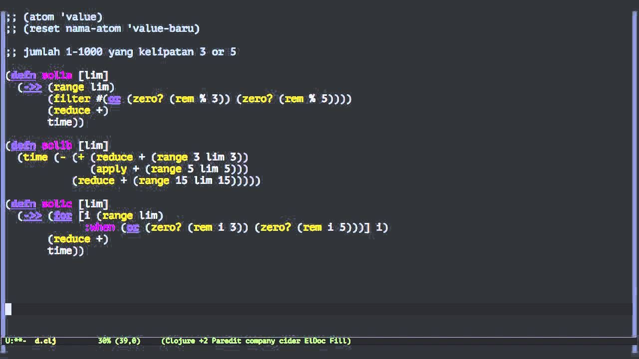 Clojure basic five 05 - YouTube