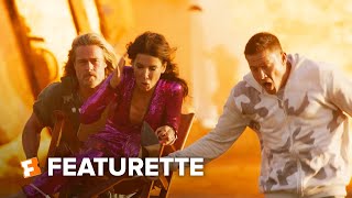 The Lost City Featurette - Wheelbarrow Escape Scene 2022 Movieclips Trailers
