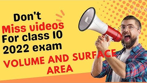 Importan for Exam class 10 || Volume And Surface Area Class 10 || Revision class 10 | Optional math