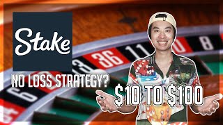 $10 to $100 Challenge (Stake) | Testing a "No Loss" Roulette Strategy screenshot 5