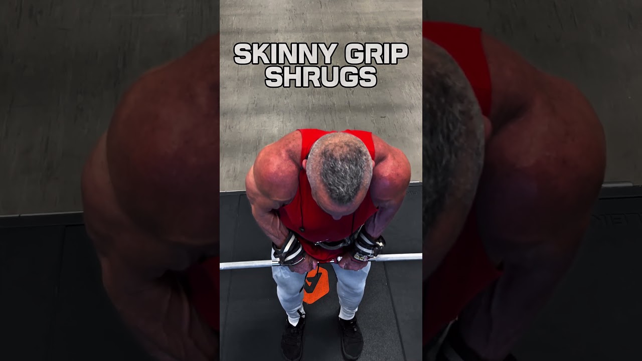 SKINNY GRIP SHRUGS #workout #motivation #muscle #workouttips #exercise