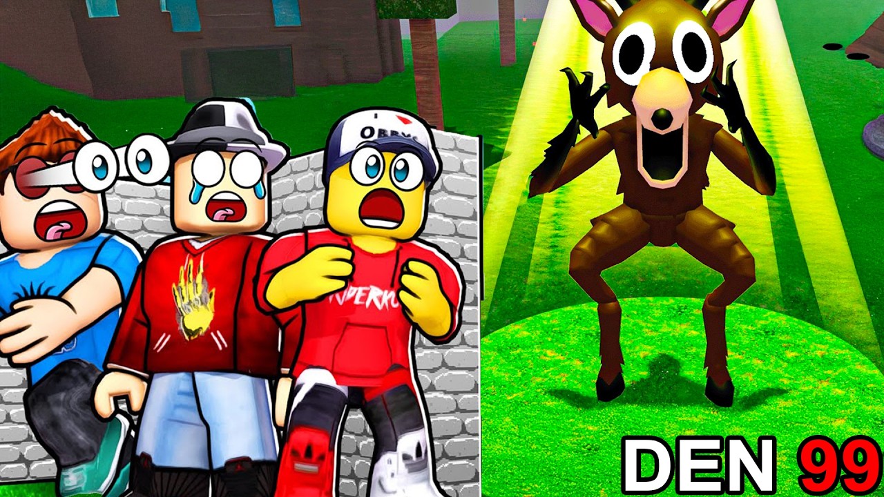 Kamarádi se snaží PŘEŽÍT 99 NOCI V LESE! (Roblox - 99 Nights In  The Forest)