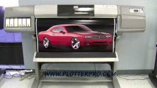 HP designjet 5000 42 wide large format printer plotter