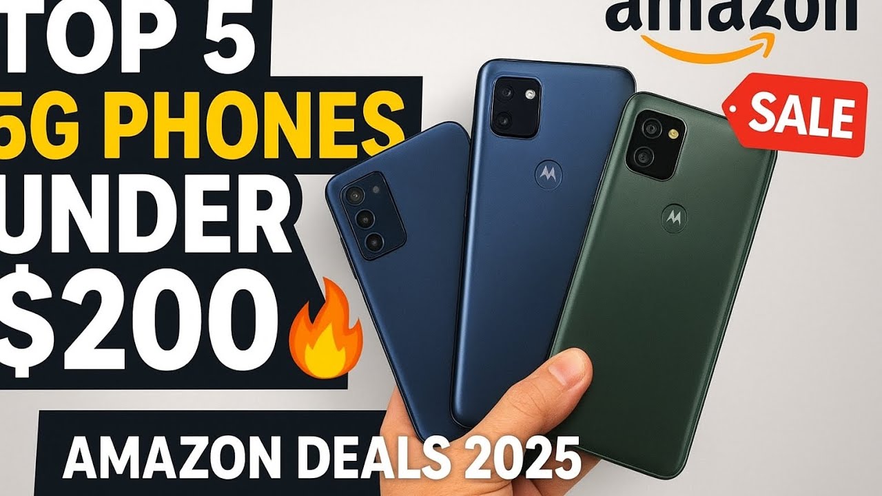 Top 3 Best 5G Unlocked Phones Under $200 (2025) | Samsung, Motorola, Amazon Budget Deals 🔥
