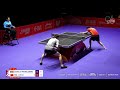 Ma long vs darius movileanu china vs romania  ittf team busan 2024 men team