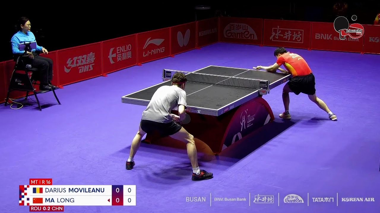 MA LONG vs DARIUS MOVILEANU (CHINA vs ROMANIA) - ITTF TEAM BUSAN 2024 MEN TEAM