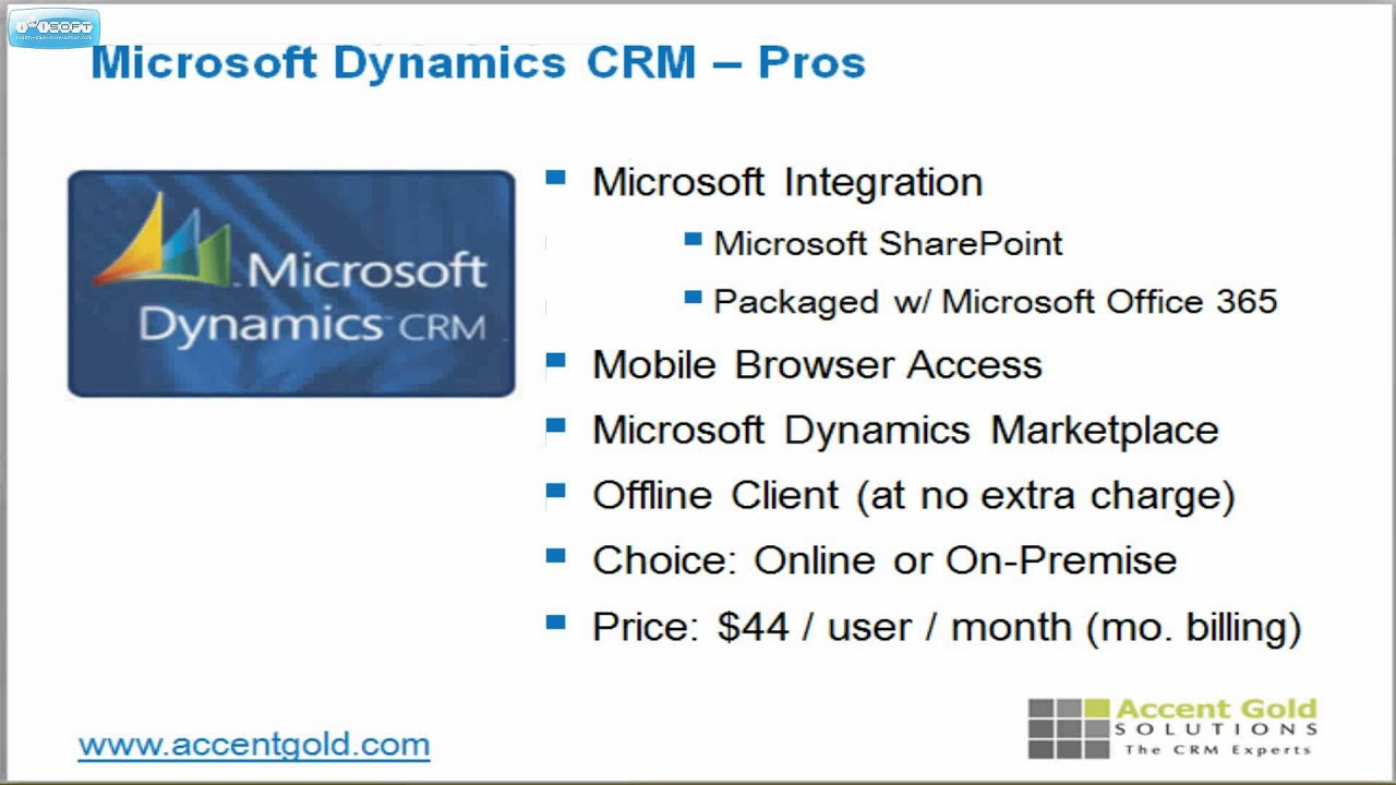 Microsoft Dynamics CRM Online Review - YouTube