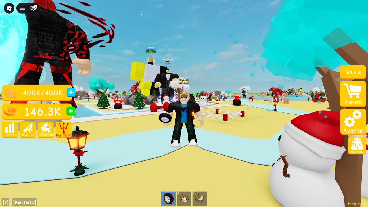 Kaslanıyorum! Lifting Simulator Roblox