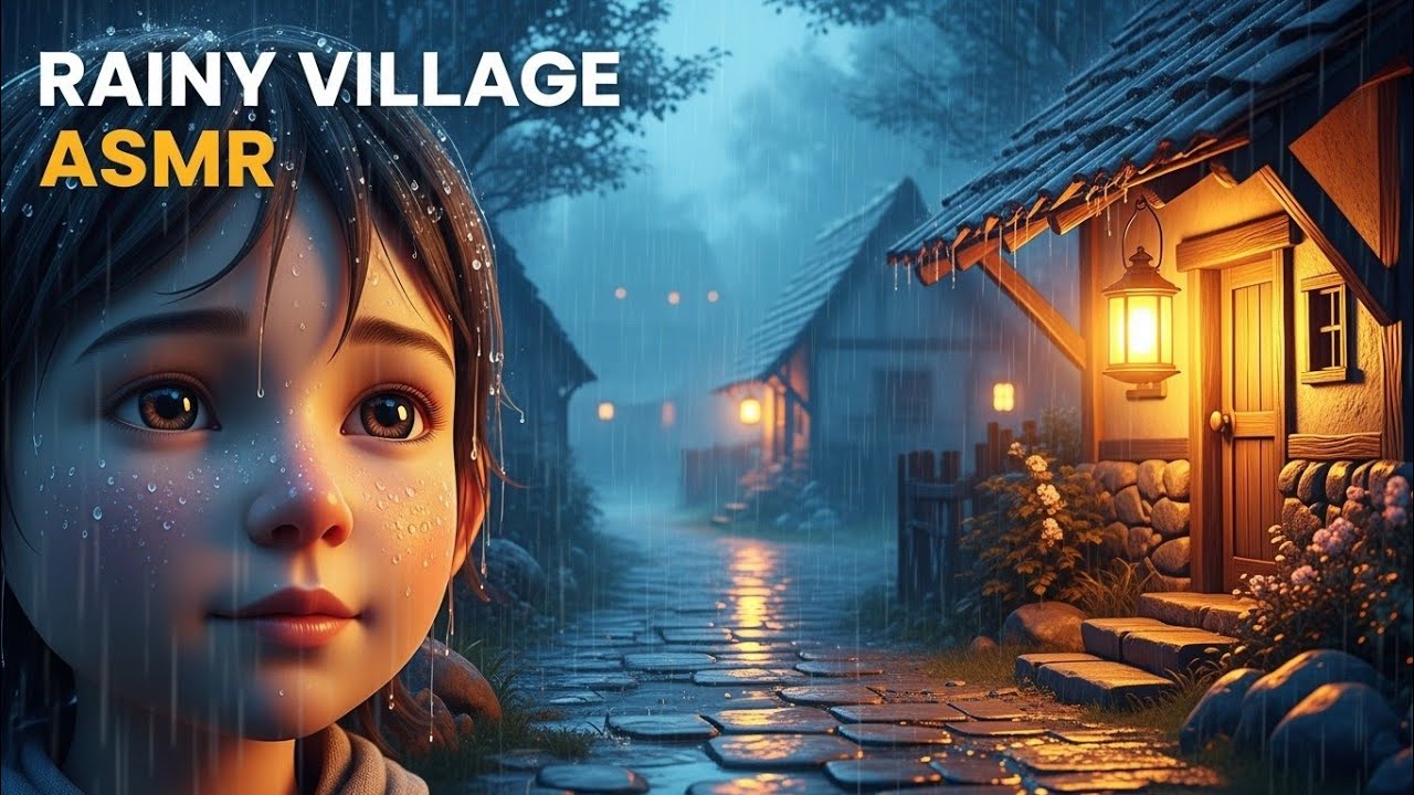 Deep Rain ASMR 🌧️ Peaceful Avatar Village Life | Relax • Sleep • Study