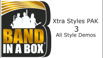 Band-in-a-Box® - Xtra Styles PAK 3 Demos