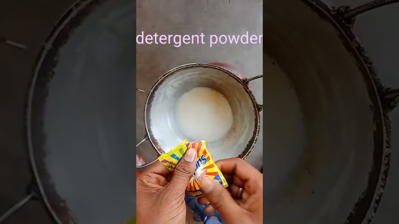 Eno Milk And Detergent Powder Mix Reaction Shorts YouTube