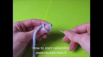 How to start nalbinding
