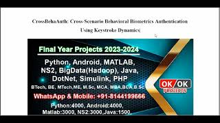 CrossBehaAuth Cross Scenario Behavioral Biometrics Authentication Using Keystroke Dynamics