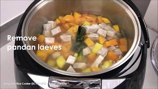 Song-Cho SC-FD18F2 Rice Cooker (松厨电饭锅 SC-FD18F2) - Bubur Cha Cha (摩摩喳喳)