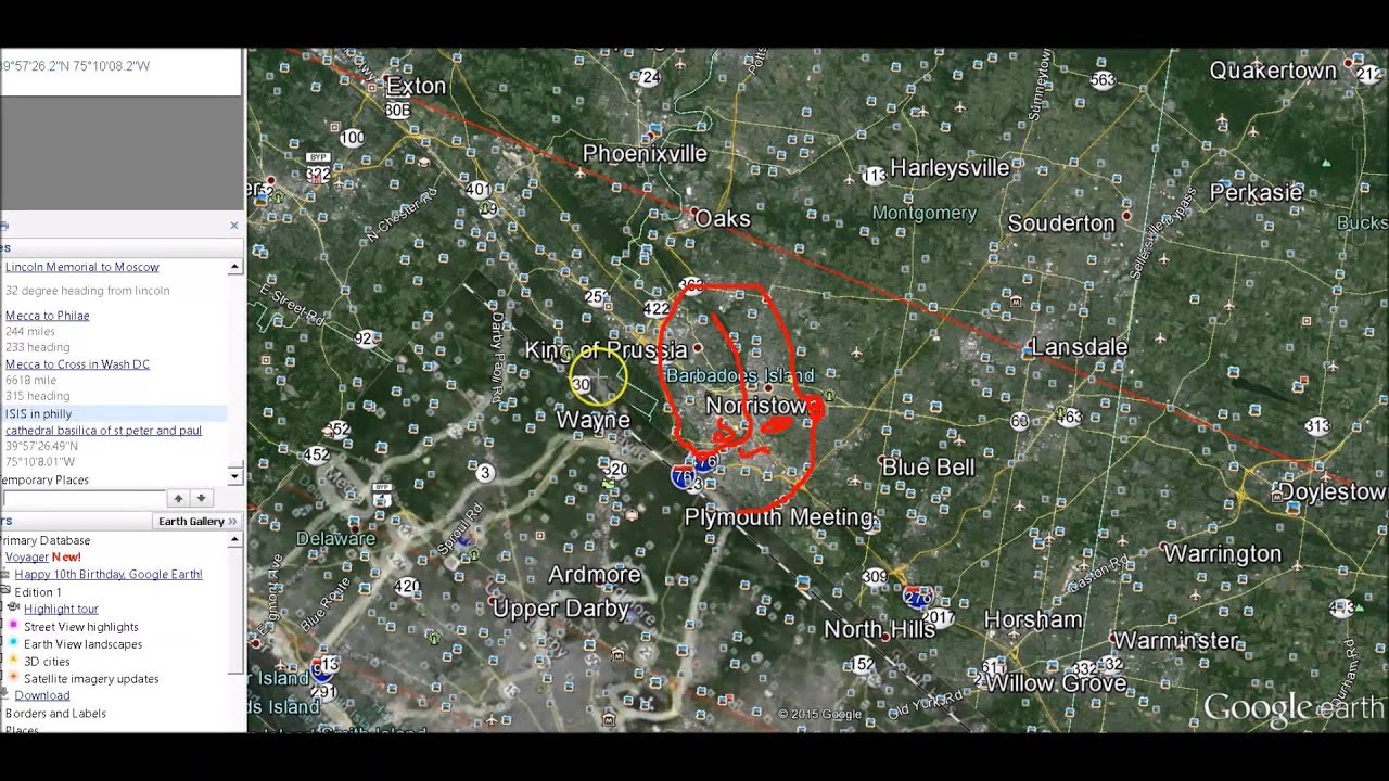 Unbelievable! Philadelphia HOLY CHILD Timelapse Nazca like Land drawing - YouTube