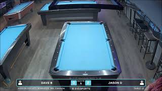 DAVE B vs JASON D - HIDDEN POCKET - TABLE 12 | EvoSports