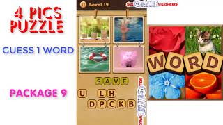 4 Pics Puzzle: Guess 1 Word | Package 9 | Level 1 - 50 | All Answers | Walkthrough screenshot 4