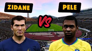 Zidane vs Pele, who can win? eFootball Gameplay