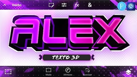 TUTORIAL | COMO HACER TEXTOS 3D/EPICOS/FACIL Y RAPIDO/DESDE ANDROID/PS TOUCH Y PIXELLAB/ALEX DS