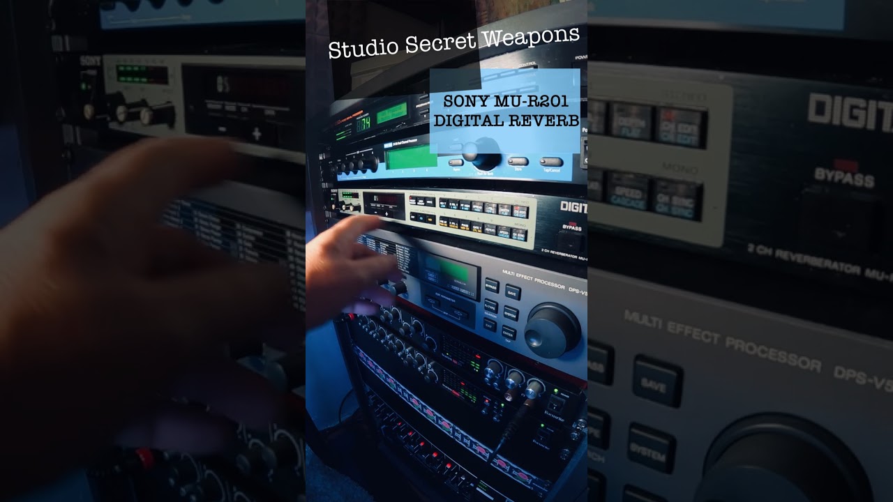 Studio secret weapon: Sony MU-R201 digital reverb - YouTube