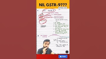📌GSTR-9 Annual Return | पूरी जानकारी एक ही वीडियो में | How to File GSTR-9| #shorts #youtubeshorts