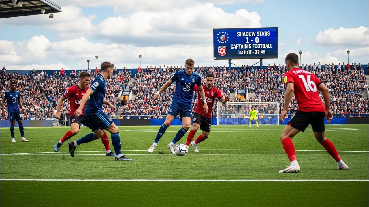 Shadow Stars vs. Captain's Football Match - First Half