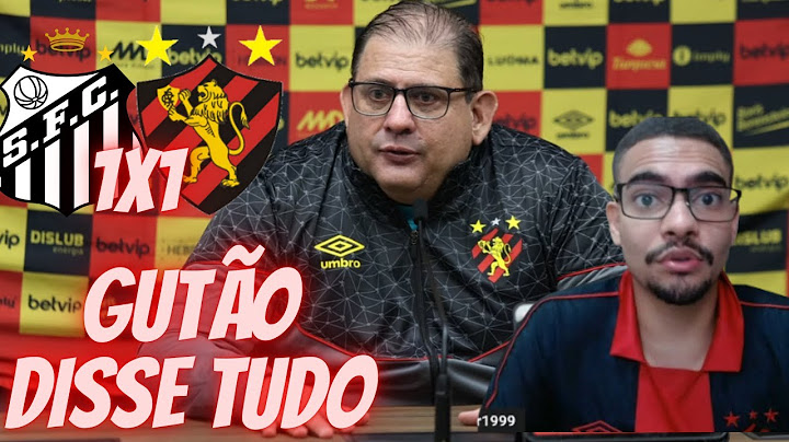 🔥REACT DA COLETIVA PÓS-JOGO SANTOS 1X1 SPORT ! GUTO FERREIRA DISSE TUDO