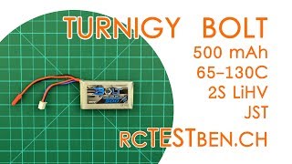 Turnigy Bolt 2S 500Mah 65C130C Lihv Battery Testing - Rctestben.ch