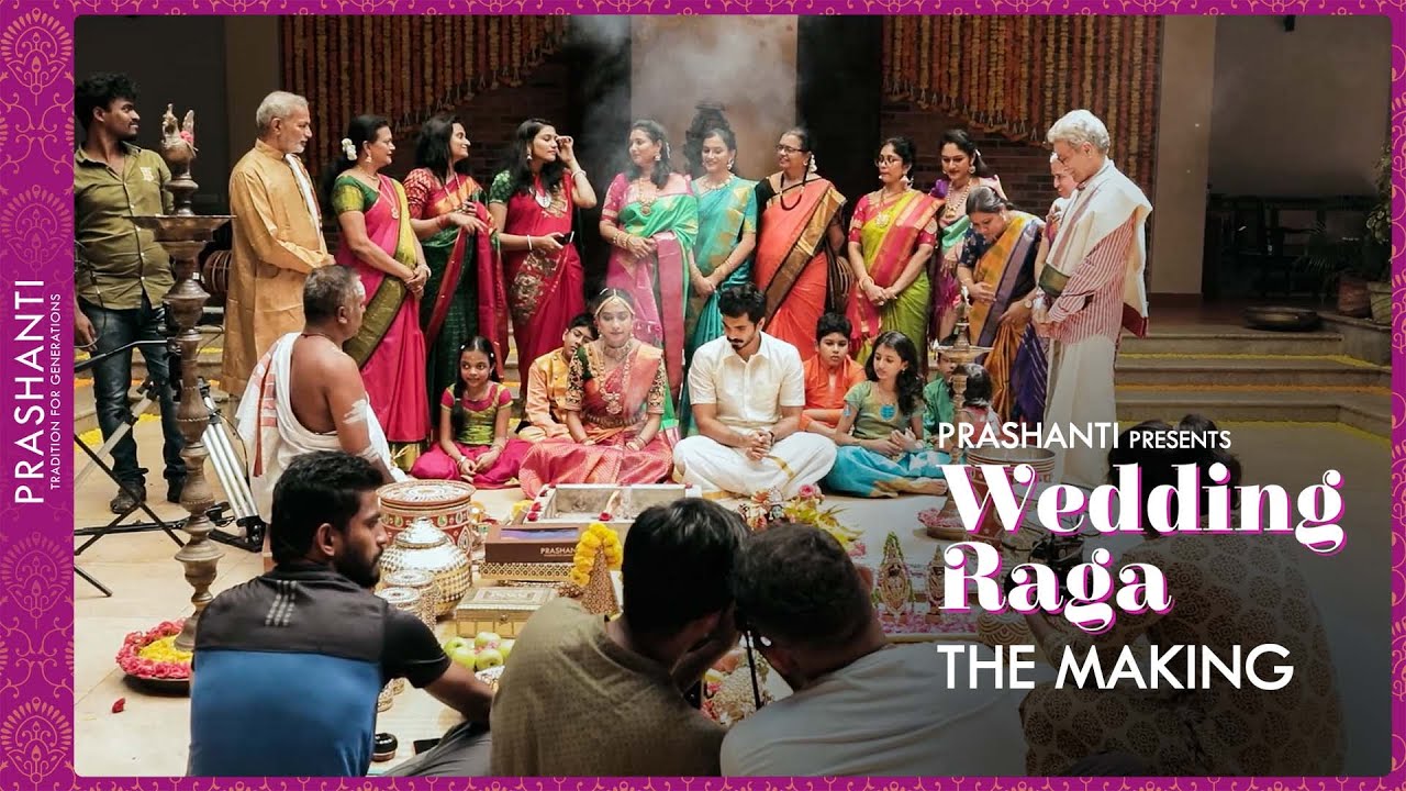 Wedding Raga   The Making  Prashanti Sarees  Eng Subtitles