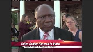 Staff Sgt McDonald Honored at Butler Memorial Service