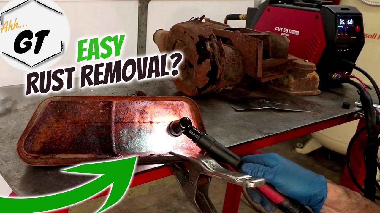 Режим простого удаления ржавчины с помощью плазменного резака Arc Captain Cut55 Prolux