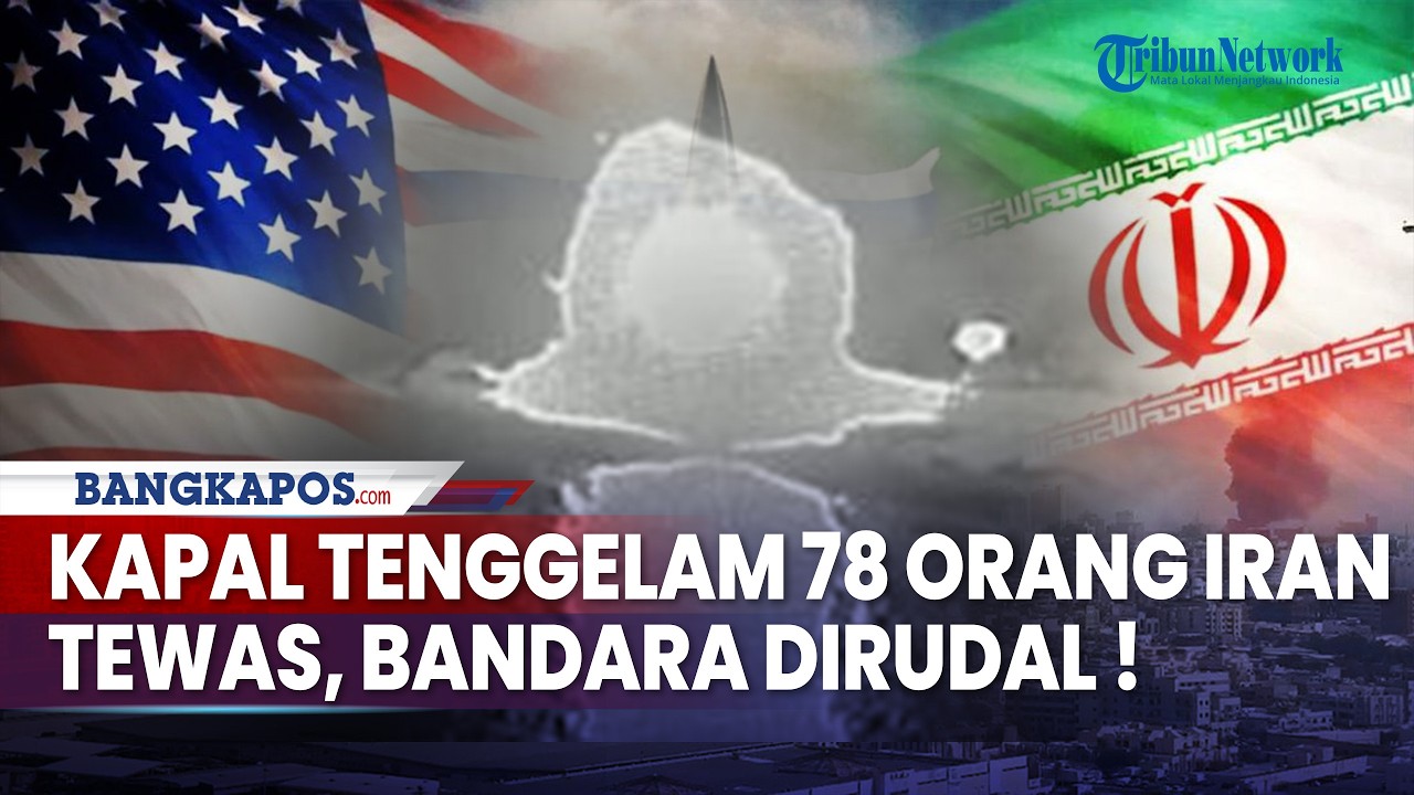 Kapal Tenggelam 78 Orang Iran Tewas, Warga Iran Syok Serangan Hantam Bandara Internasional Teheran
