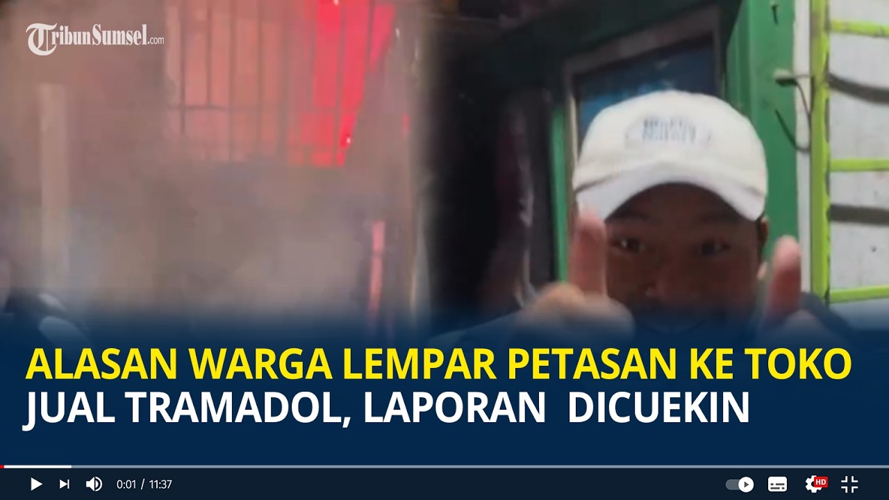 Alasan Warga Lempar Petasan ke Toko Diduga Jual Tramadol, Kesal Laporan Dicuekin