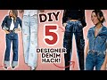 5 designer dupes 2023 denim trends  upycles   diy w orly shani