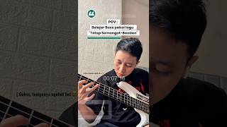 #music #bass #cover #guitarcover  #pemula #belajarbass #tetapsemangat #bondanprakoso