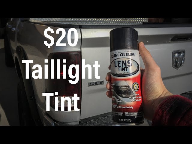 Rust-Oleum Specialty Lens Tint Spray Paint Tail Coat Car Off Road Black 10  oz.