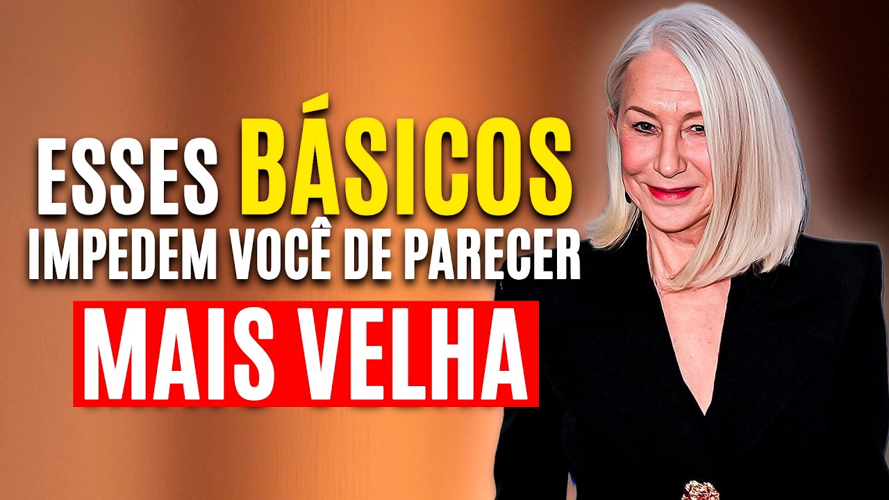 Só Estes 6 Básicos Deixam Você Jovem e Elegante aos 60+