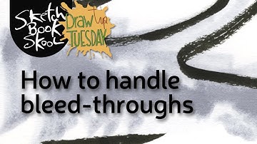 Draw Tip Tuesday - How to Handle Bleed-throughs