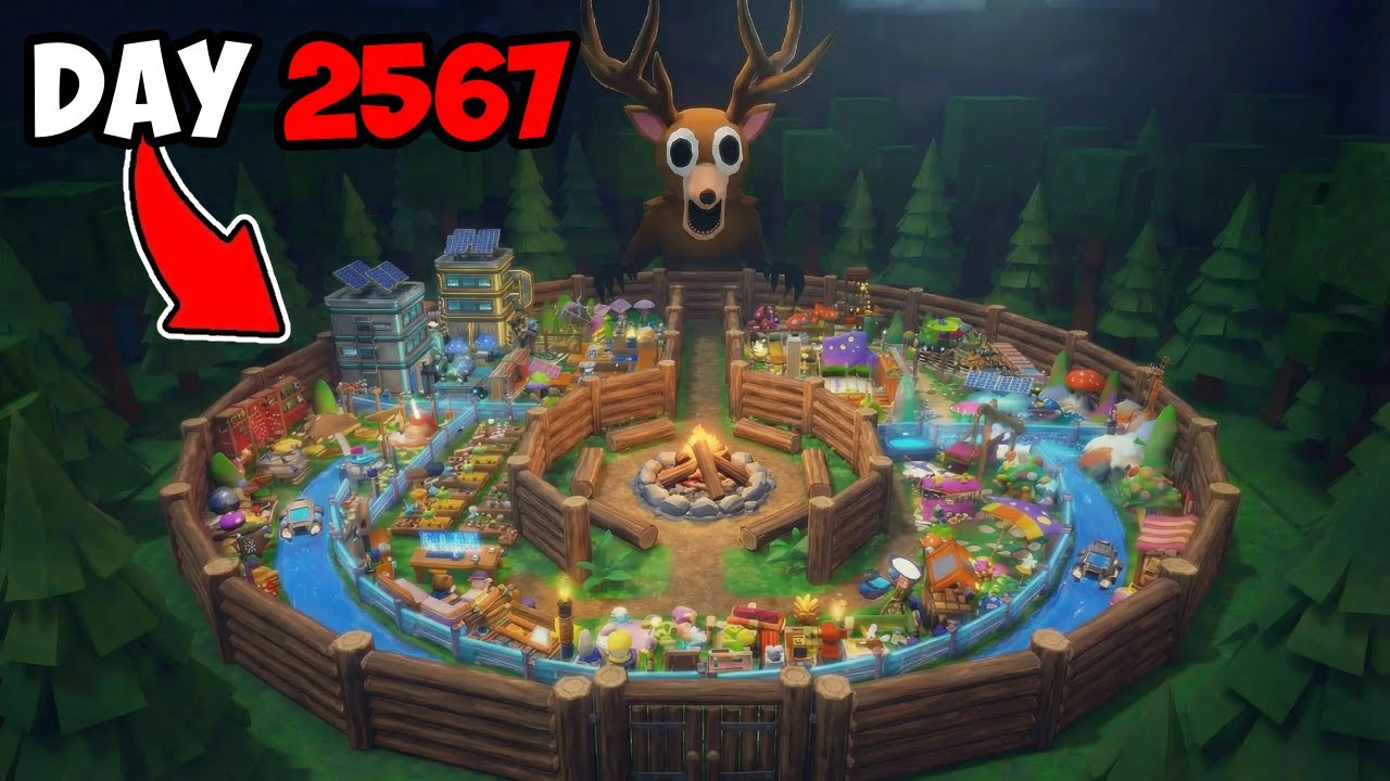 Building WORLDS SAFEST AFK BASES SOLO in 99 Nights in the Forest - YouTube