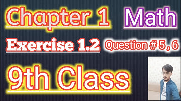 9th Class Math Chapter 1 || Exercise 1.2 Question 5,6 || Matrices And Determinants | 9th Class Math