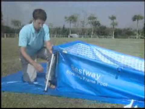 Бассейн каркасный прямоугольный BestWay 56042