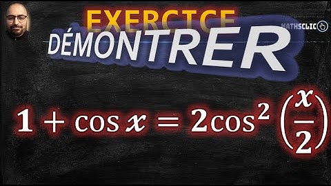 🔴TRIGONOMÉTRIE | DÉMONSTRATION DE L