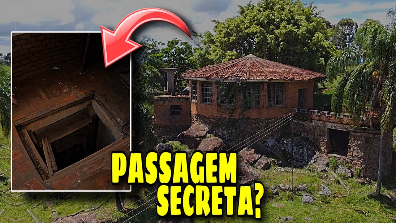 ENCONTRAMOS NA MISTERIOSA CASA REDONDA UMA PASSAGEM SECRETA